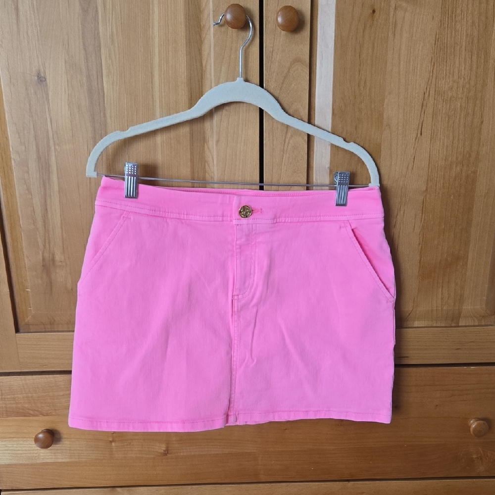 Lilly Pulitzer Hot Pink Skirt W/attached Bike Shorts